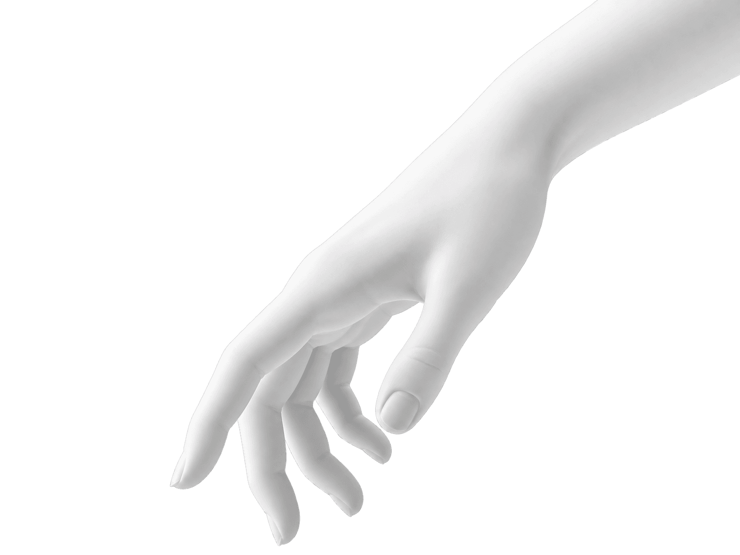 3D Clay hand releasing cards