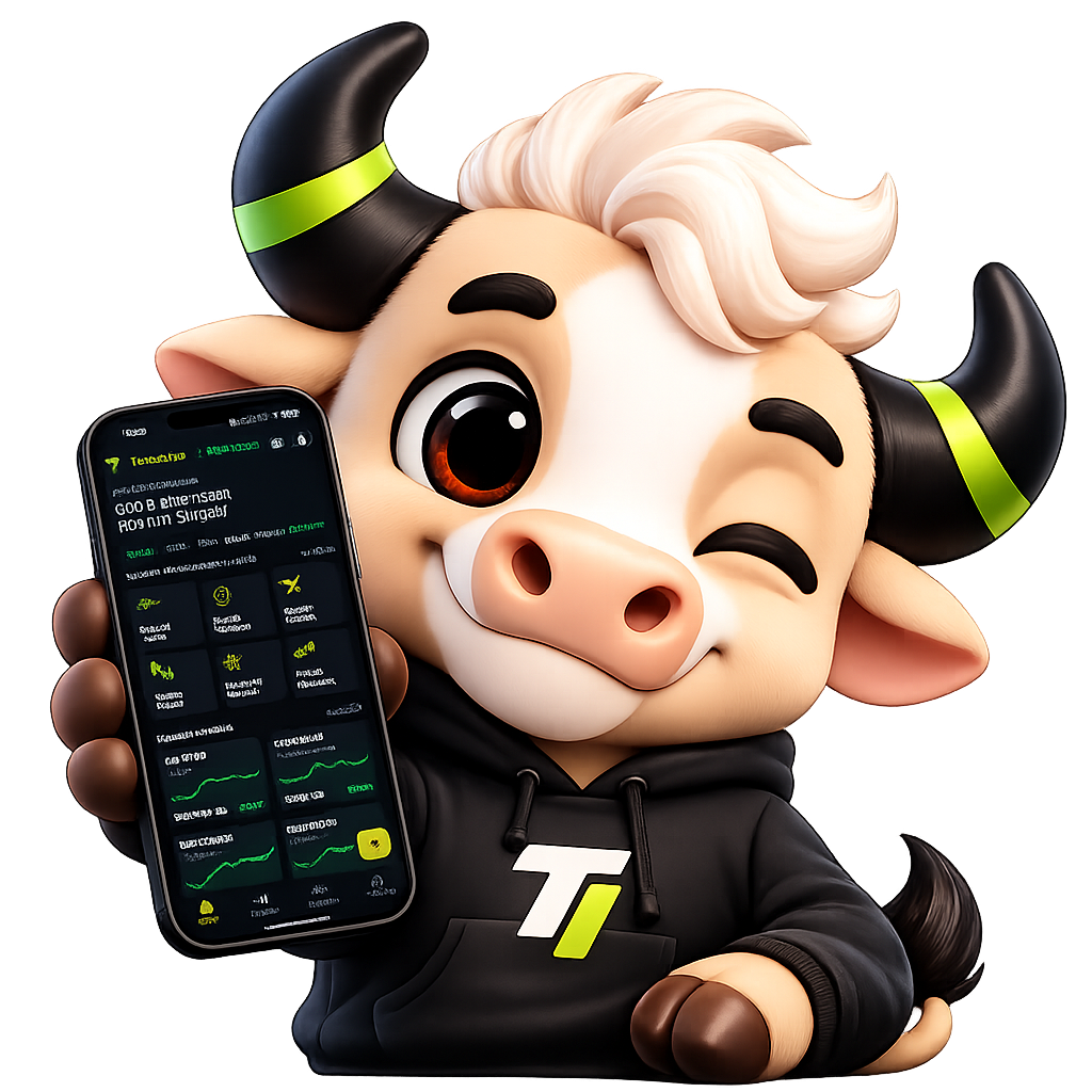 Tradelimo Bull Mascot Trading Platform